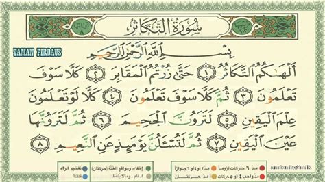 Bacaan Al Quran Merdu Surat At Takatsur Anak Surat At Takatsur For