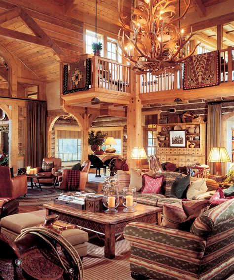Vintage Western Great Room Luxe Interiors Design