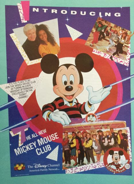 1989 “the All New Mickey Mouse Club” Disney Newsreel Magazine Ebay