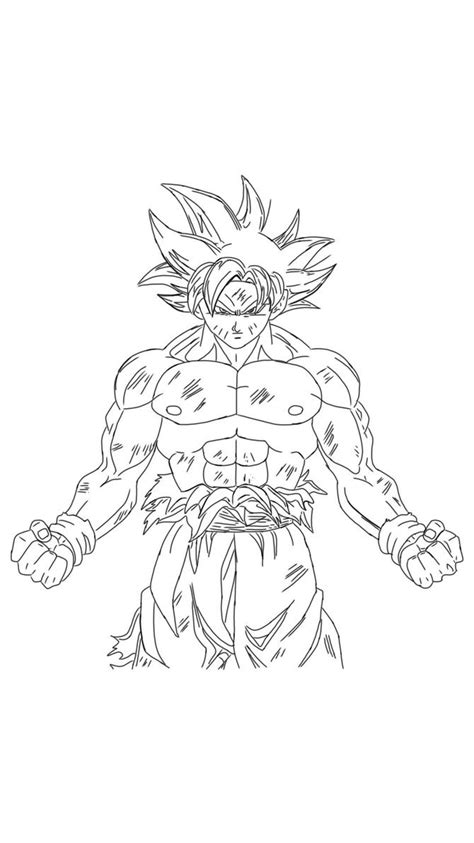 Ultra instinct goku coloring pages. Goku Ultra Instinct by toukerzX on DeviantArt