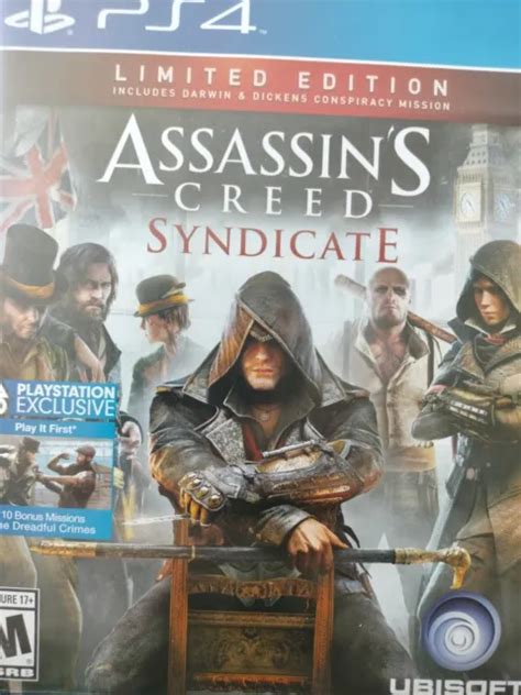 Assassins Creed Syndicate Limited Edition Ps Playstation Video Game