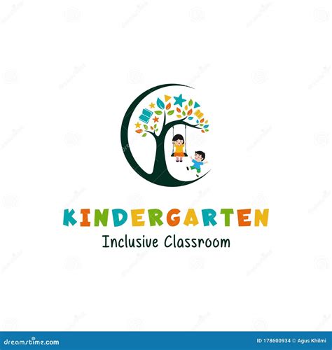 Kindergarten Logo Template Stock Illustration Illustration Of Care