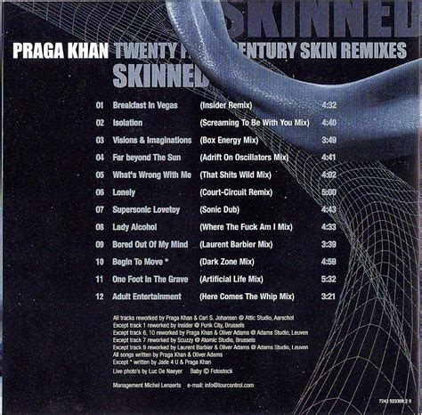 release “twenty first century skinned” by praga khan cover art musicbrainz