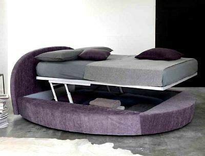 Solo letto rotondo da mettere a centro a letto con il design: LETTO ROTONDO GIO MATRIMONIALE TONDO CON CONTENITORE | eBay