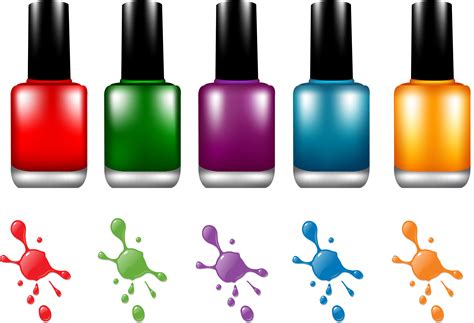 Nail lacquer sale ads nail lacquer sale ads with colorful splashing liquid from bottles in 3d illustration, streamers falling down from sky on white background nail art stock illustrations collection of nails related line icons. Nail clipart nail care, Nail nail care Transparent FREE ...