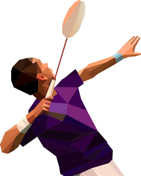 Download Psd To Html Badminton Player Smash Png Clipart 1403737