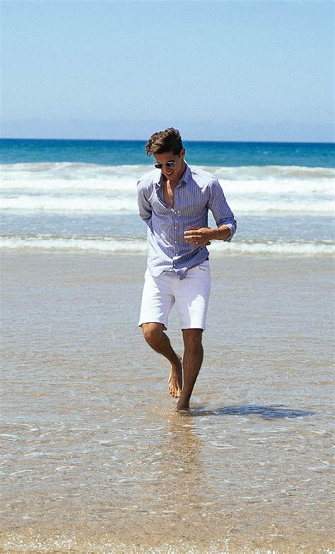 A Casual And Stylish Beach Get Up For Men Preppy Summer Outfits