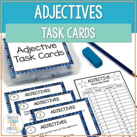 Comparative And Superlative Adjectives Task Cards Made By Teachers