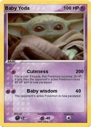 Maybe you would like to learn more about one of these? Pokémon Baby Yoda 10 10 - Cuteness - My Pokemon Card