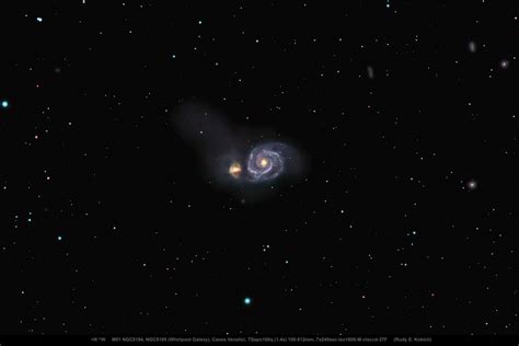 Messier 51 M51 Ngc 5194 Canes Venatici Whirlpool Galaxy