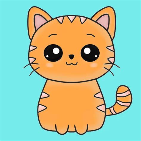 Kawaii Tiernos Dibujos De Gatos Faciles De Gatos Imagenes De Razas De