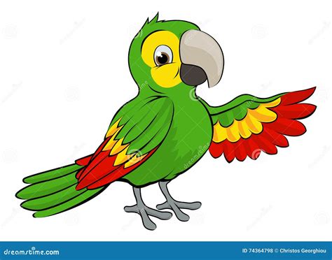 Desenho De Papagaio Colorido