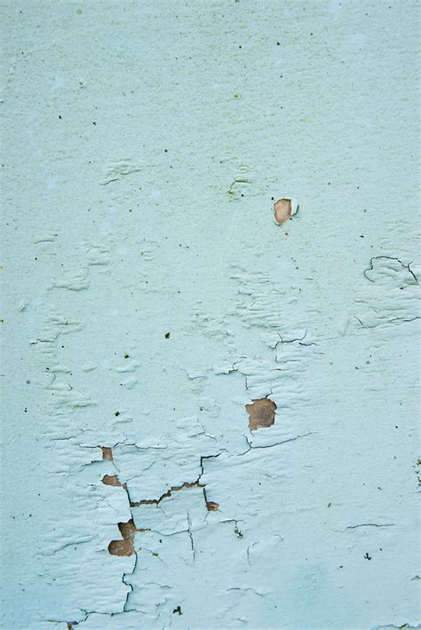 Two Blue Backgrounds Of Old Cracked Paint Textures On Metal