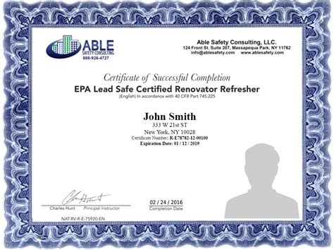 Lead Rrp Certification Tutore Master Of Documents