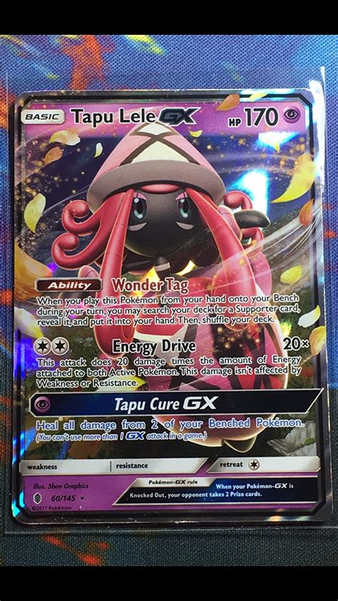 Tapu Lele Gx 60145 Ultra Raro Br Brinquedos E Jogos