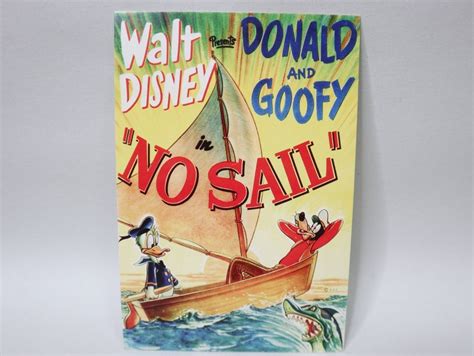 Ak Disney Donald And Goofy No Sail Ansichtskarte Kaufen Auf Ricardo