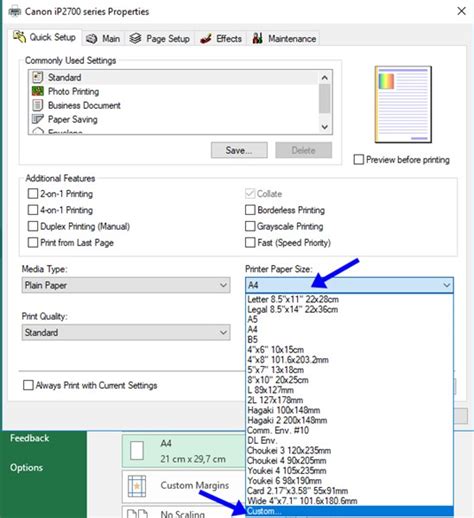 Dalam printer merek epson contohnya, jenis ukuran kertas f4 tidak ada, tentu disini bagi anda yang ingin print dokumen cara mengatasi hasil cetakan printer canon ip 2770 berantakan. Cara Setting Ukuran Kertas F4 Folio di Ms Word dan Excel ...