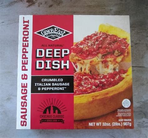 Ginos East Of Chicago Deep Dish Pizza Aldi Reviewer