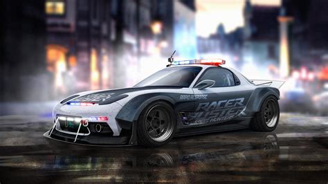 1920x1080 Mazda Rx7 Police Laptop Full Hd 1080p Hd 4k Wallpapers