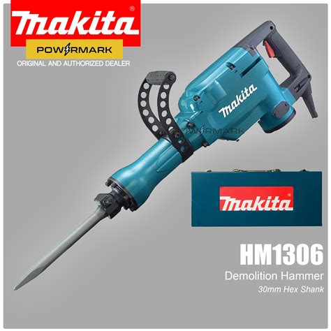 Makita Hm1306 288 J Demolition Hammer 30mm Hex Shank 1510w 2124 Ft