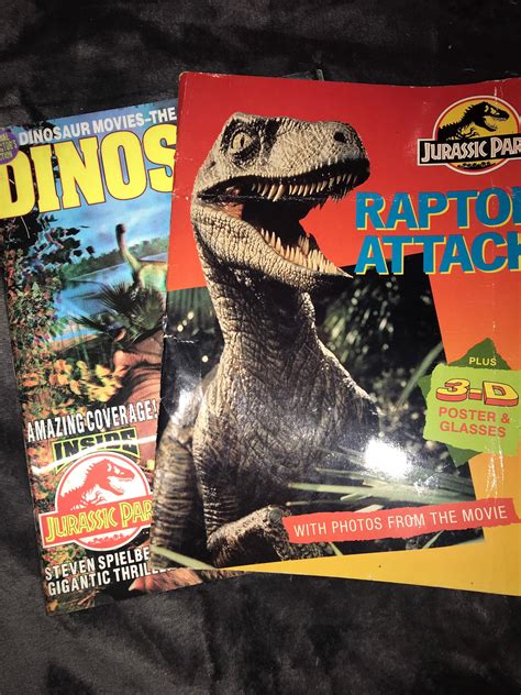 Vintage Jurassic Park Book Vintage Dinosaur Magazine Jurassic Park And Dinosaur Movie Magazine