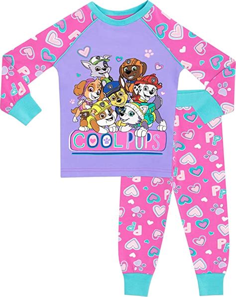 Paw Patrol Girls Pyjamas Snuggle Fit Uk Clothing