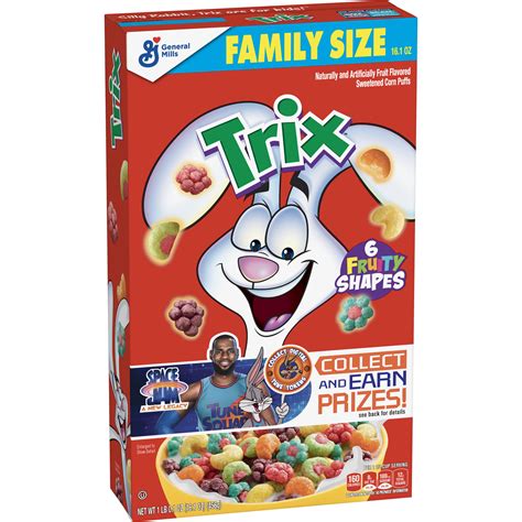 Trix Fruit Flavored Corn Puffs Breakfast Cereal 161 Oz