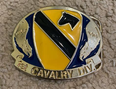 Us Army 1st Cavalry Divison Csib Americas First Team Gem