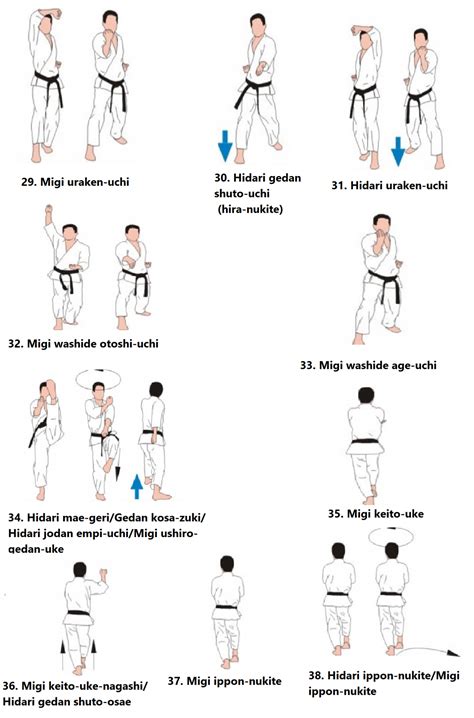 The 54 Steps Of Gohushiho Karate Kata