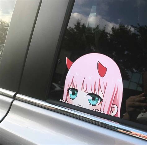 cute car stickers anime anime girl car decal etsy death note l anime decal sticker for room