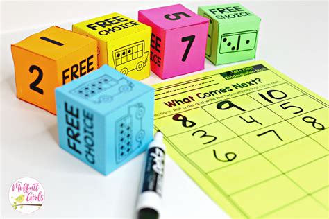 KIndergarten Math Dice Games