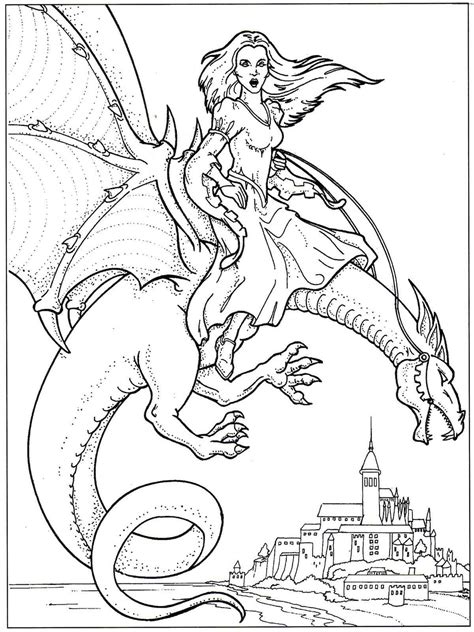 Knight And Dragon Coloring Pages Bayareafiln