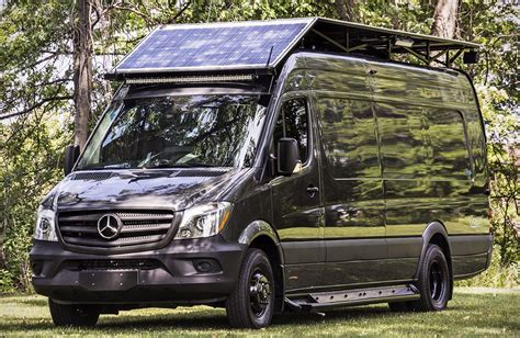 Exterior Solar Panels Van Mercedes Benz Vans Sprinter Van Conversion