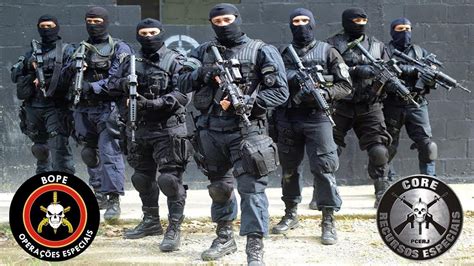 Bope Core Rj Brazilian Special Forces Bope For As Especiais Policia Civil