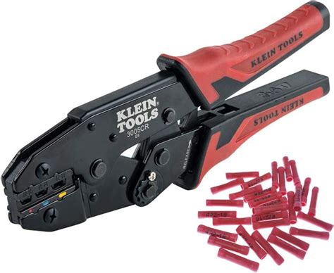 Klein 3005cr Ratcheting Wire Terminal Crimper Tool For Insulated