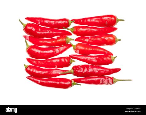 Red Chilli Peppers Stock Photo Alamy
