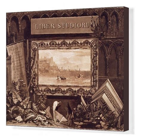 Print Of Frontispiece To Liber Studiorum Engraved By J C Easling Fl