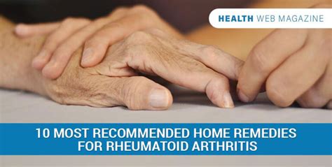 Top 10 Home Remedies For Rheumatoid Arthritis