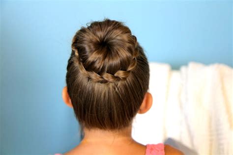 The typical way for braiding them is in large cornrows. Lace Braided Bun | Cute Updo Hairstyles | Cute Girls ...
