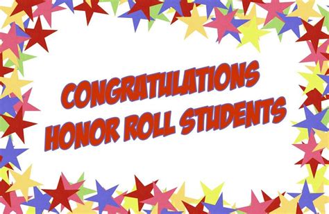 Middle School Q2 Honor Roll Central Public Schools