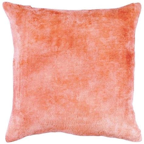 Peach Velvet Cushion Cover 14900 Ils Liked On Polyvore Featuring
