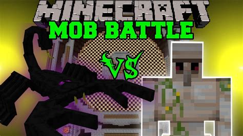 IRON GOLEM VS EMPEROR SCORPION Minecraft Mob Battles Orespawn Mod