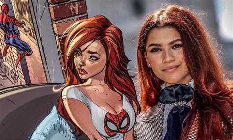 Heres Why Zendayas Mary Jane Style Red Hair At ‘spider Man Far From