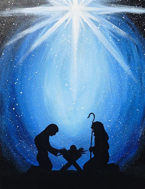 Nativity Painting By Diane Martelle Ready 2014 Nativity Painting