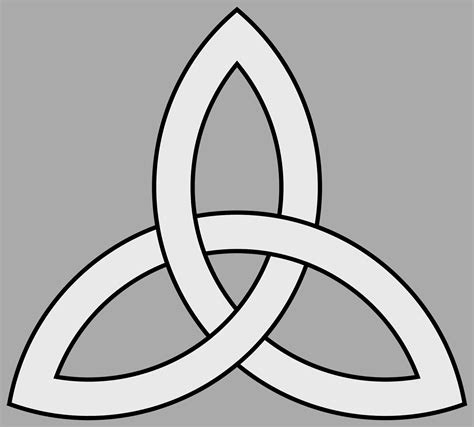 Triquetra Power Of Three Trinity Circle