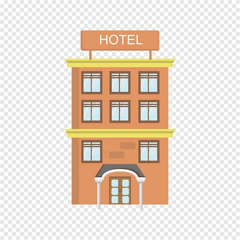 Free Download Orange Hotel Illustration Hotel Gratis Vecteur Hotel