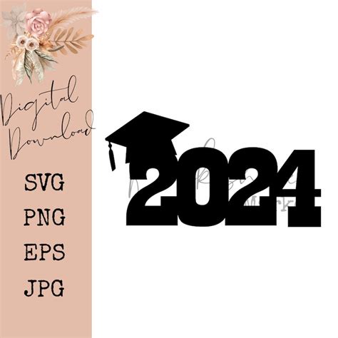 Class Of 2024 Decor Svg I 2024 Graduation Decor Svg I High Etsy Finland