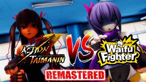 Mmd Action Taimanin Vs Waifu Fighter Remastered Youtube