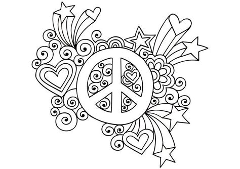 Do share your views on these peace sign coloring pages online with us by commenting below: Pin on Adult Coloring Pages