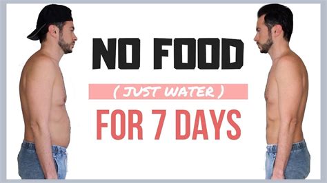 Guy Tries 7 Day Water Fast Diet💧 No Food For A Week Results Youtube